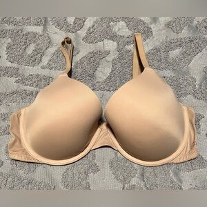PINK Victoria’s Secret Tan Wear Everywhere T-Shirt Lightly Lined Bra 36D